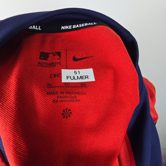 Boston Red Sox MLB Nike Authentic Collection Game Time Raglan L/S Shirt Men XL - Picture 9 of 10